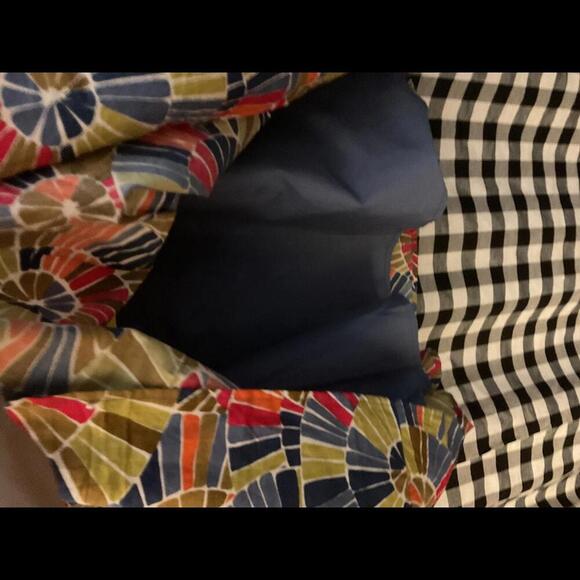 Talbots Vintage Pleated Circle Pattern Midi Skirt Size 14W - Picture 7 of 7